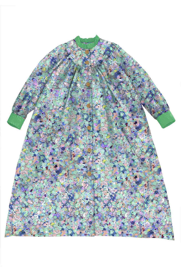 73.Floral dot dress 詳細画像 mint multi 1
