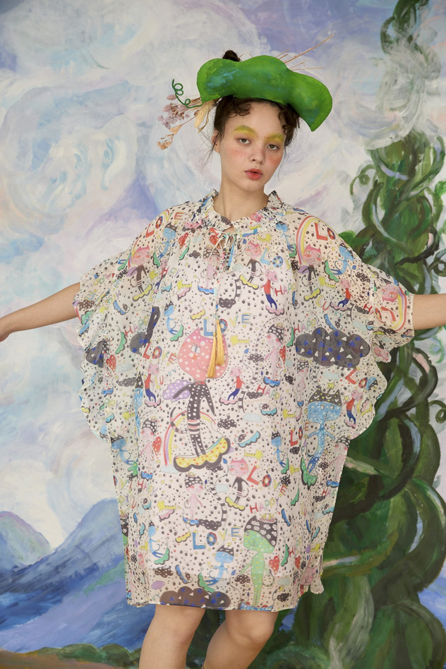 28.Mame neko dress 詳細画像 off white 2
