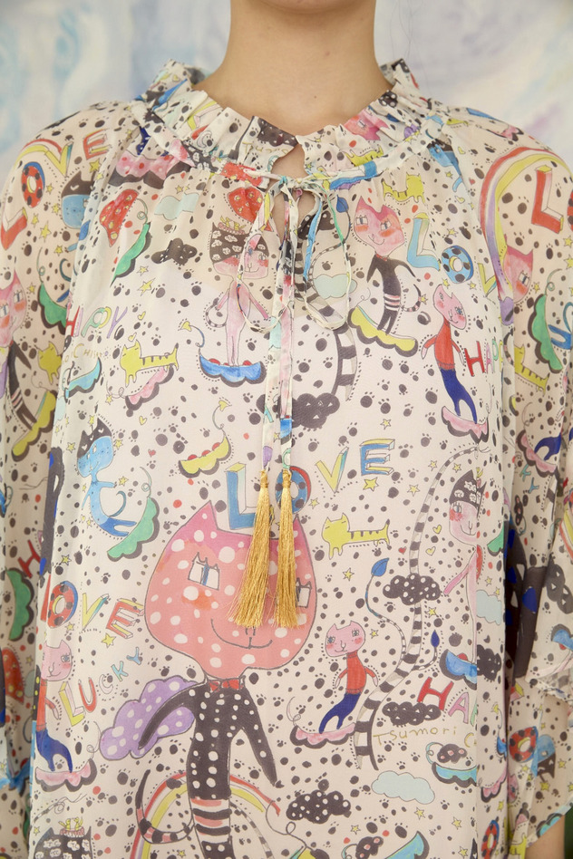 28.Mame neko dress 詳細画像 off white 6
