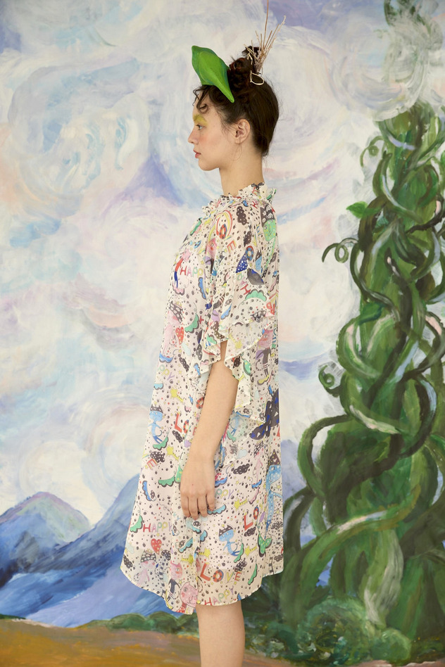 28.Mame neko dress 詳細画像 off white 7
