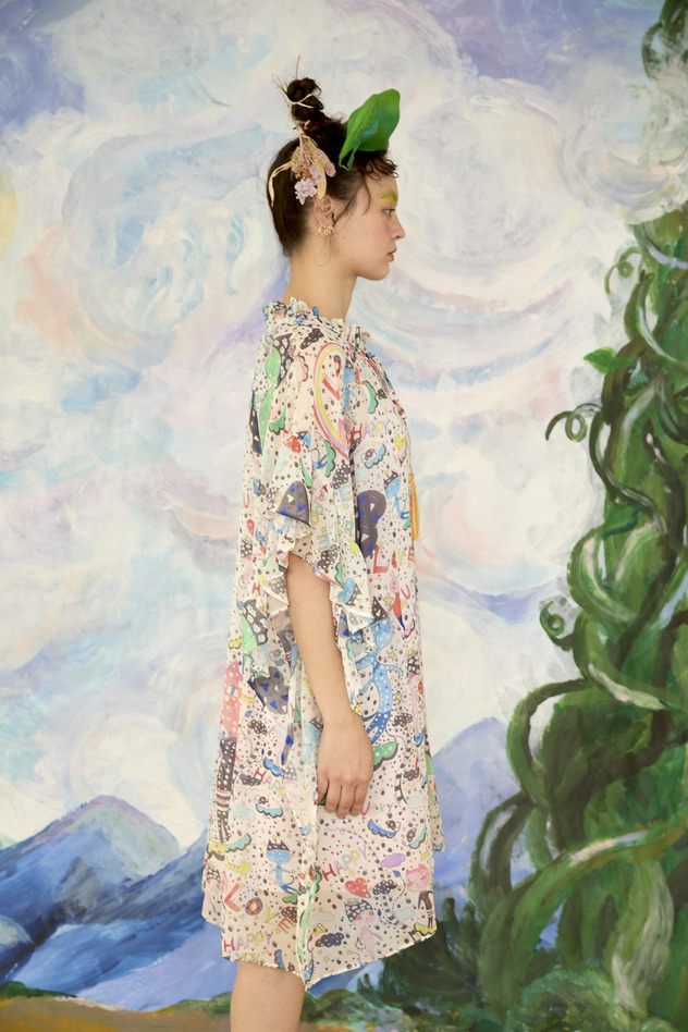 28.Mame neko dress 詳細画像 off white 9
