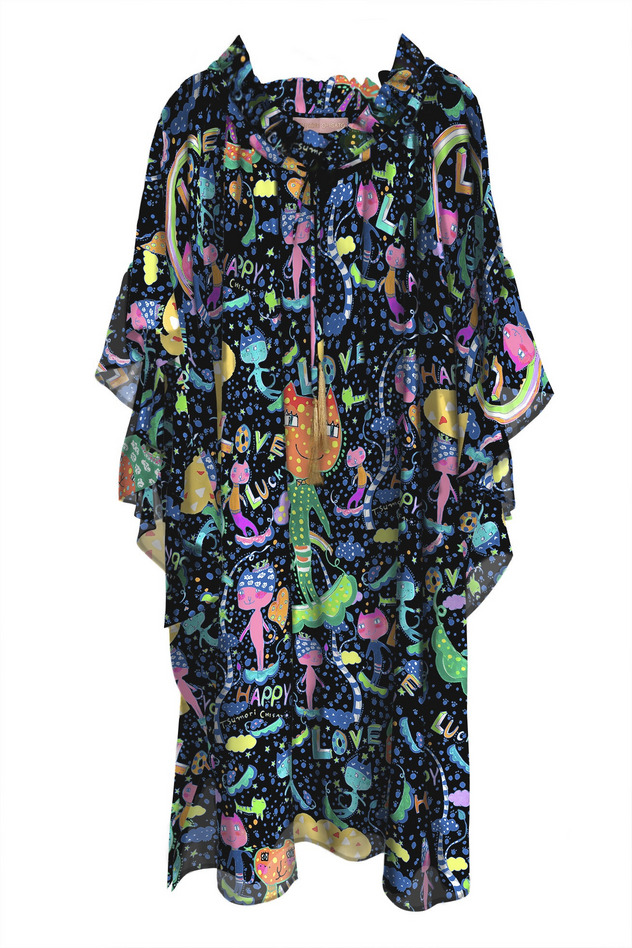 28.Mame neko dress 詳細画像 black 1