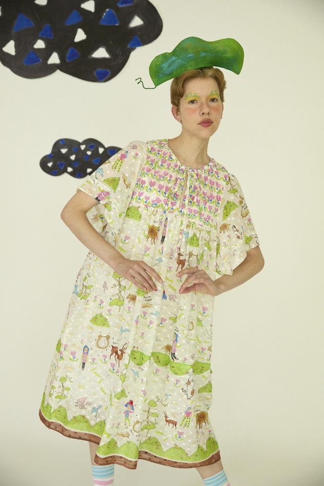 101.Happy Beanstalk dress 詳細画像 off white 2