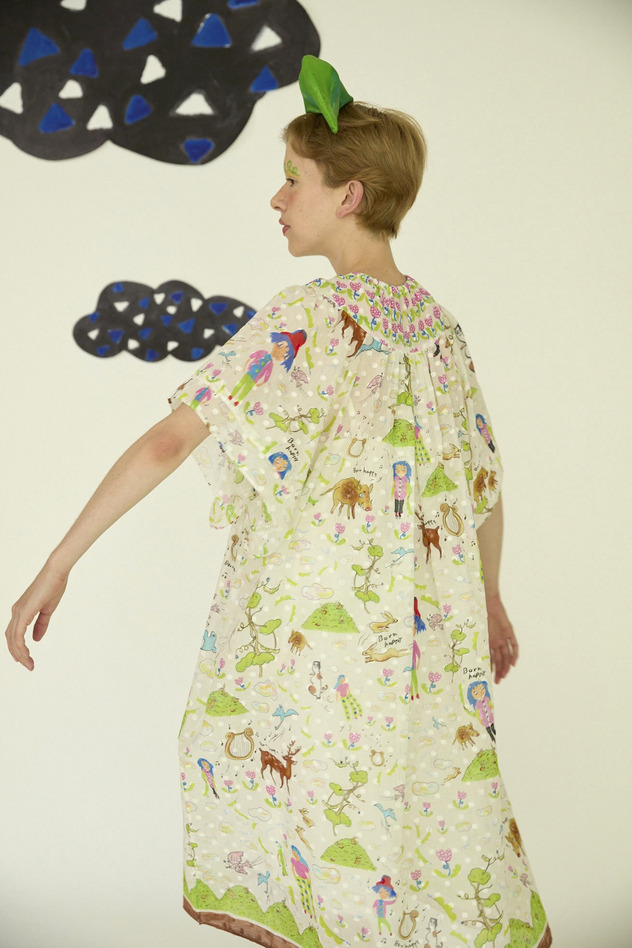 101.Happy Beanstalk dress 詳細画像 off white 4