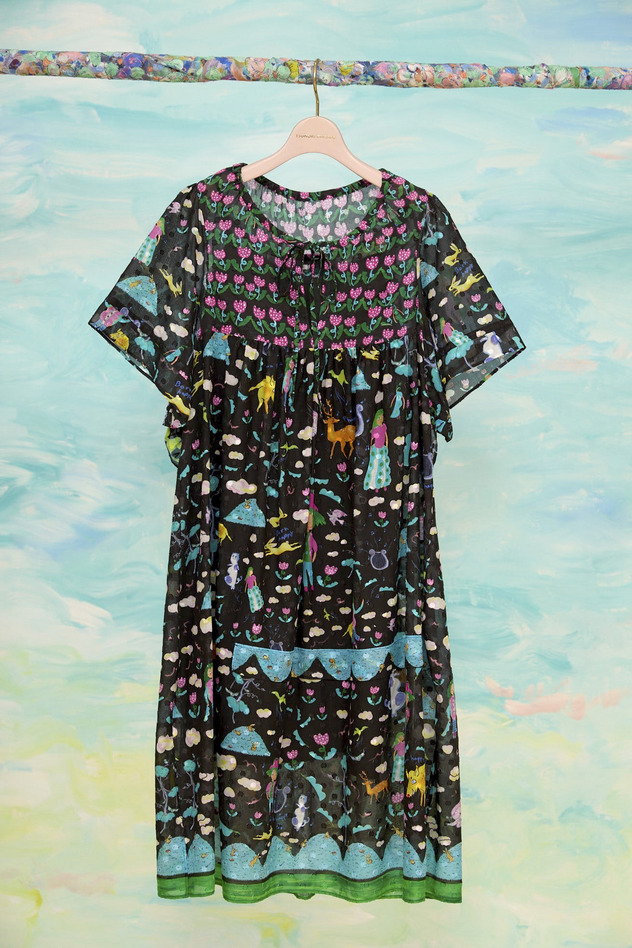 101.Happy Beanstalk dress 詳細画像 black 1