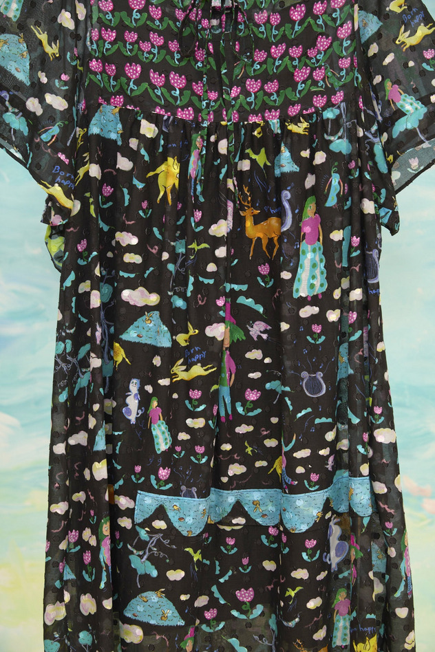 101.Happy Beanstalk dress 詳細画像 black 2
