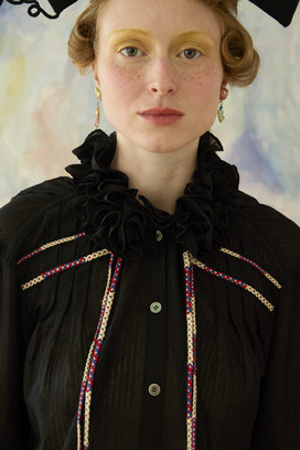 15.Shadow border blouse 詳細画像
