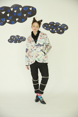 15.Shadow border blouse 詳細画像
