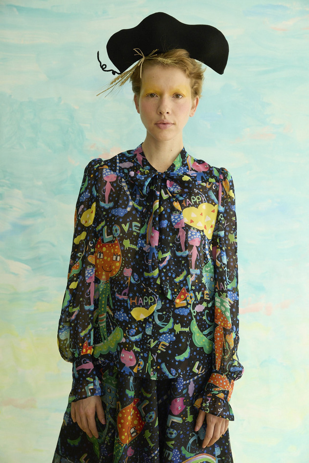 29.Mame neko blouse 詳細画像 off white 10
