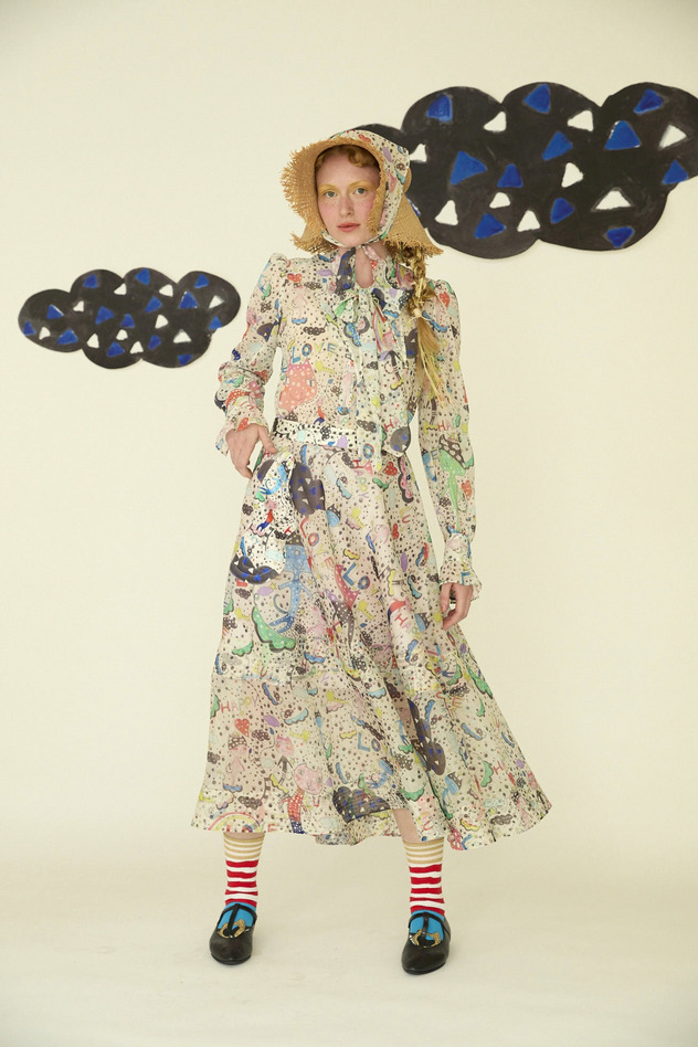 29.Mame neko blouse 詳細画像 off white 20
