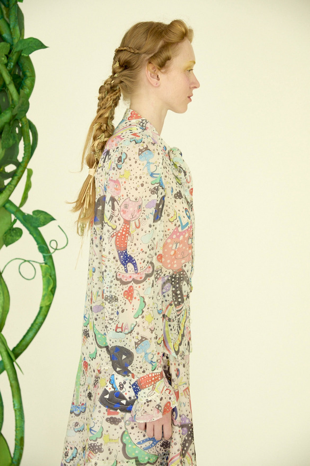 29.Mame neko blouse 詳細画像 off white 4