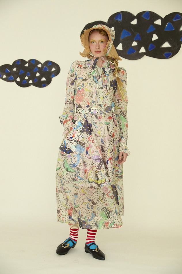 29.Mame neko blouse 詳細画像 off white 6