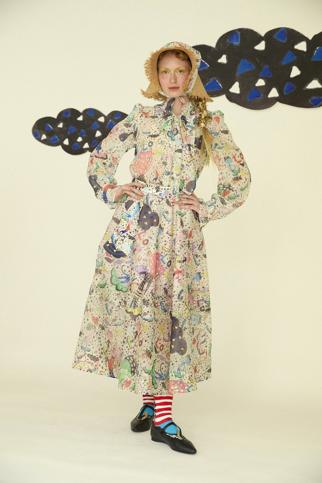 29.Mame neko blouse 詳細画像 off white 7