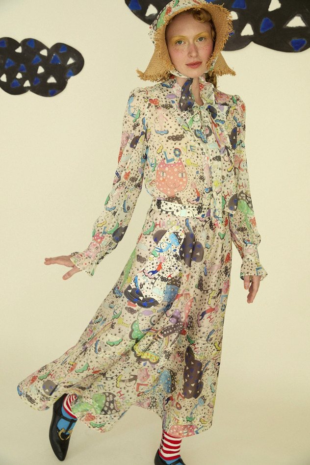 29.Mame neko blouse 詳細画像 off white 9