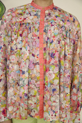 74.Floral dot blouse 詳細画像