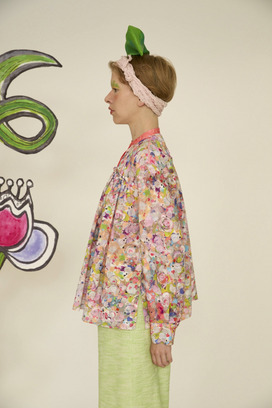 74.Floral dot blouse 詳細画像
