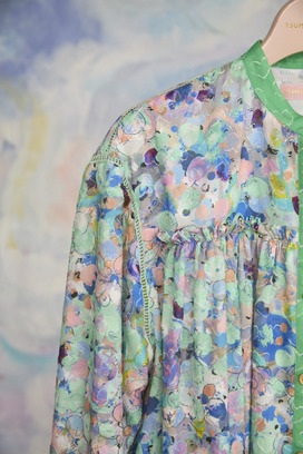 74.Floral dot blouse 詳細画像