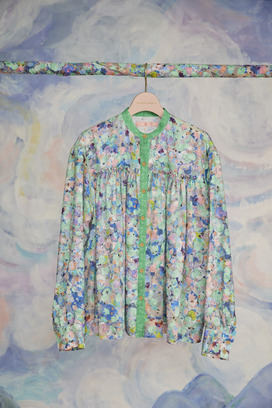 74.Floral dot blouse 詳細画像