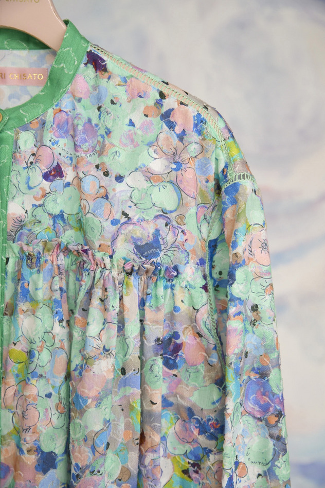 74.Floral dot blouse 詳細画像 pink multi 8