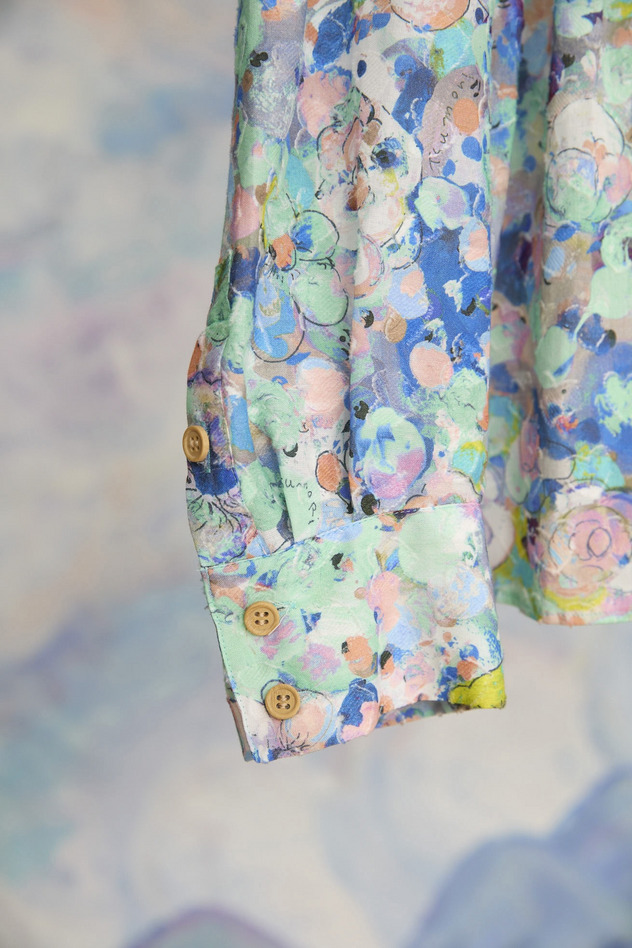 74.Floral dot blouse 詳細画像 pink multi 9