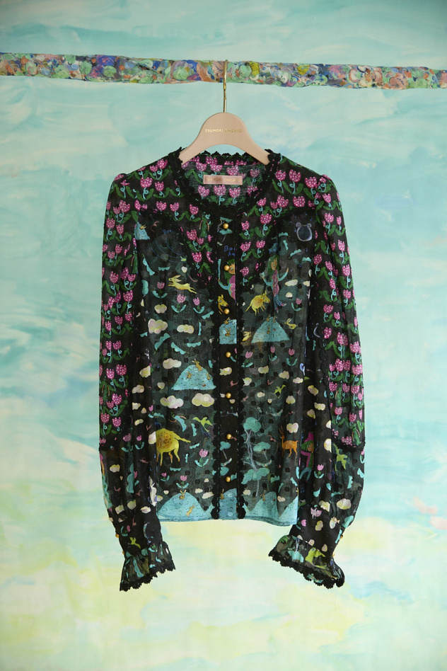 102.Happy Beanstalk blouse 詳細画像 off white 3