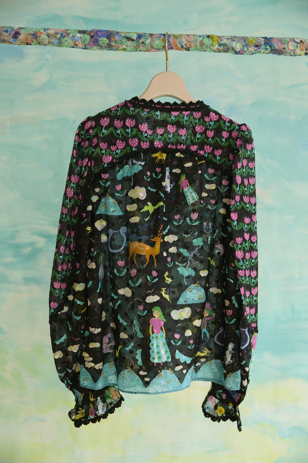 102.Happy Beanstalk blouse 詳細画像 off white 4