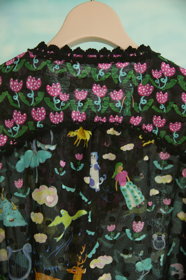 102.Happy Beanstalk blouse 詳細画像 off white 5