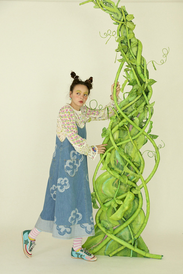 102.Happy Beanstalk blouse 詳細画像 off white 8