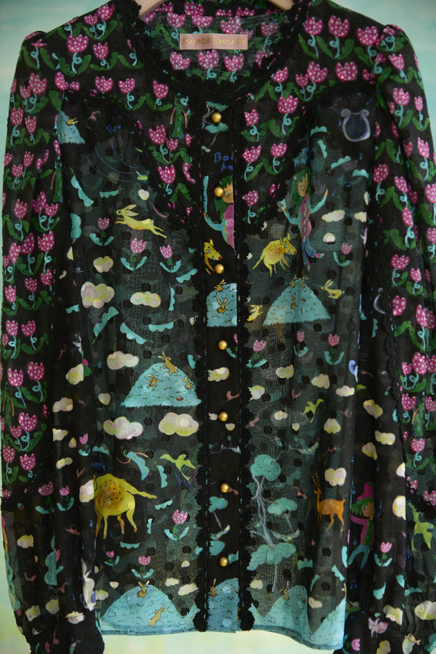 102.Happy Beanstalk blouse 詳細画像 black 1
