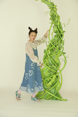 56.Hana JQ denim dress 詳細画像