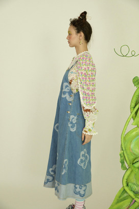 56.Hana JQ denim dress 詳細画像