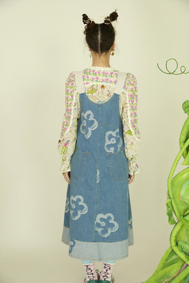 56.Hana JQ denim dress 詳細画像
