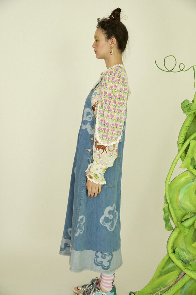 56.Hana JQ denim dress 詳細画像 blue 5