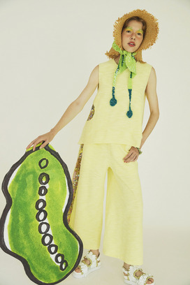 8.Slab tweed sleeveless tops 詳細画像