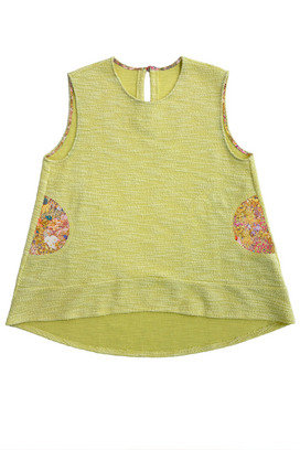 8.Slab tweed sleeveless tops 詳細画像