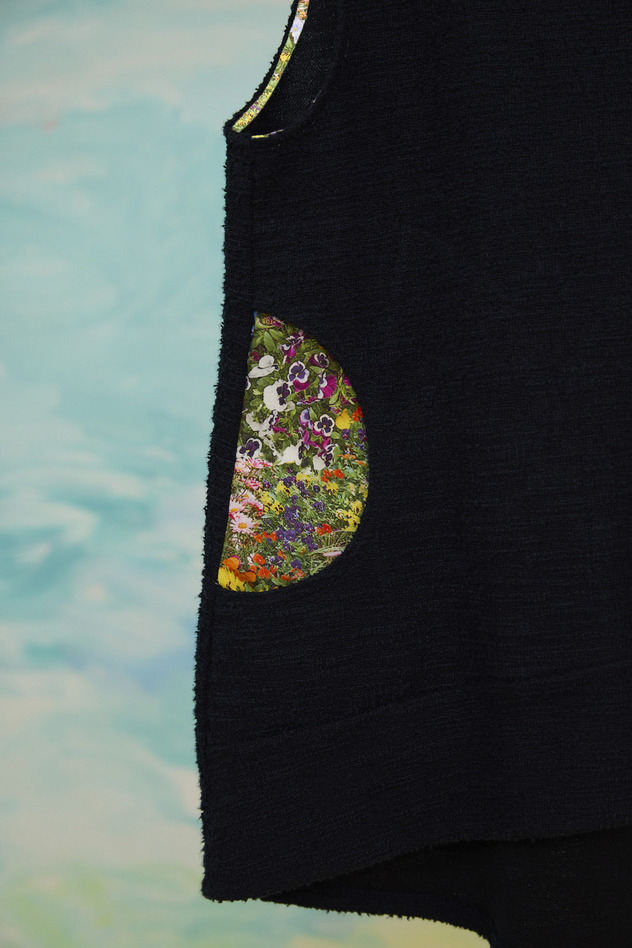 8.Slab tweed sleeveless tops 詳細画像 white 12
