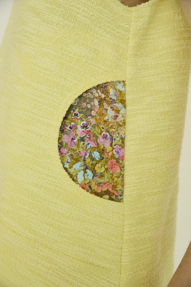 8.Slab tweed sleeveless tops 詳細画像 white 3