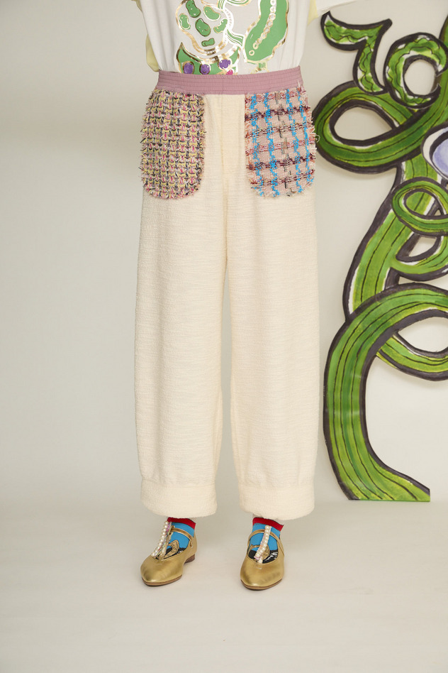 Linton tweeds jersey pants 詳細画像 off white 15