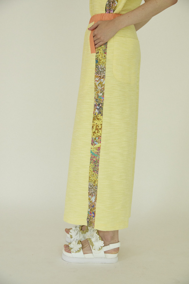 7.Slab tweed pants 詳細画像 yellow 7