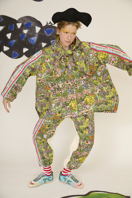 6.Happy flower field docking pants 詳細画像