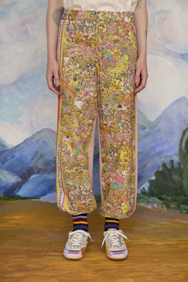 6.Happy flower field docking pants 詳細画像 yellow 13