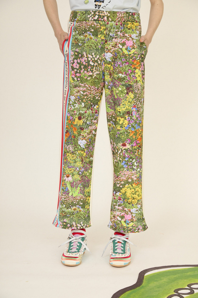 6.Happy flower field docking pants 詳細画像 yellow 15