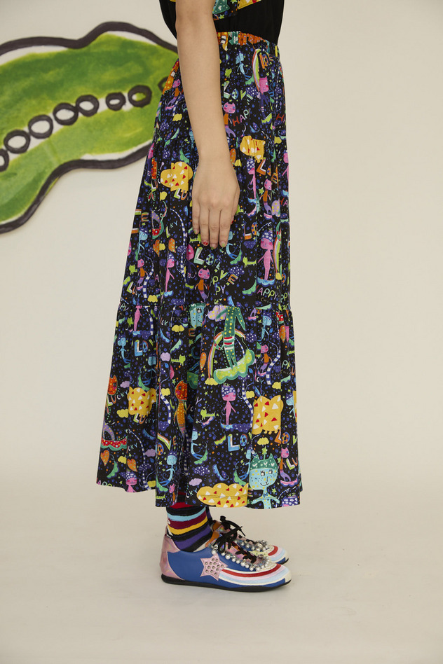 34.Mameneko skirt 詳細画像 off white 6