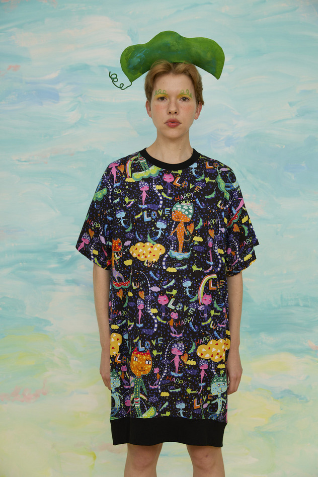 35.Mameneko dress 詳細画像 off white 1