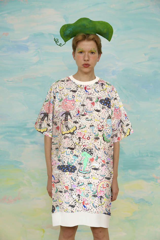 35.Mameneko dress 詳細画像 off white 1