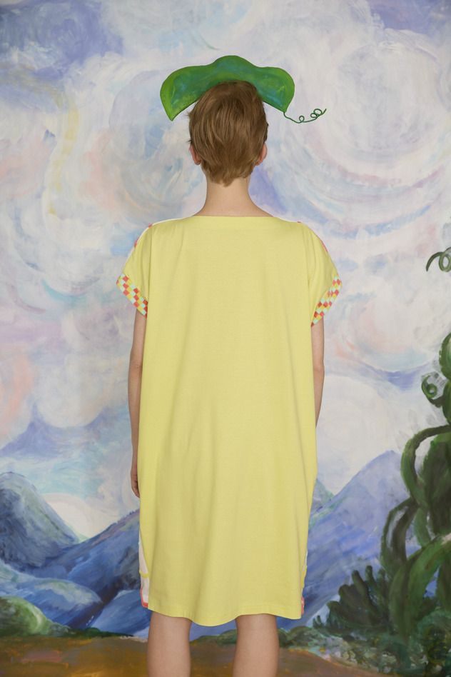 107.Kurukuru border JQ dress 詳細画像 off white 5