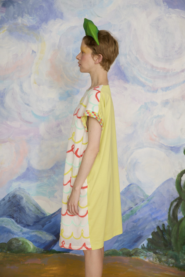 107.Kurukuru border JQ dress 詳細画像 off white 6