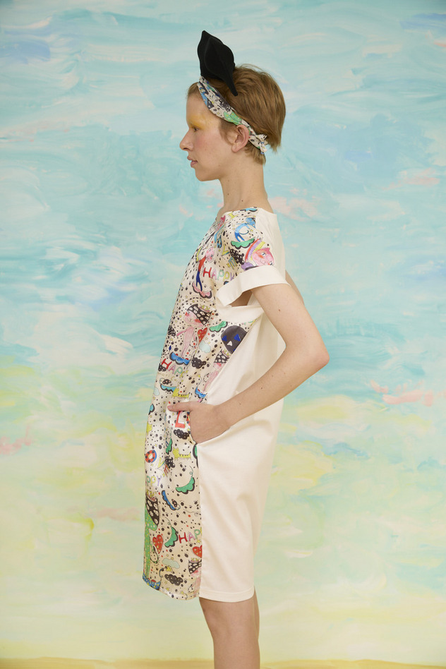 32.Mameneko docking dress 詳細画像 off white 3