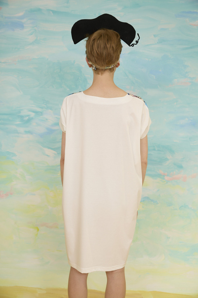 32.Mameneko docking dress 詳細画像 off white 4