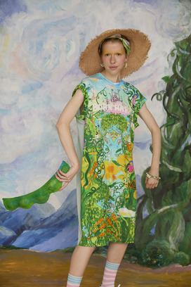 48.Born happy jersey dress 詳細画像